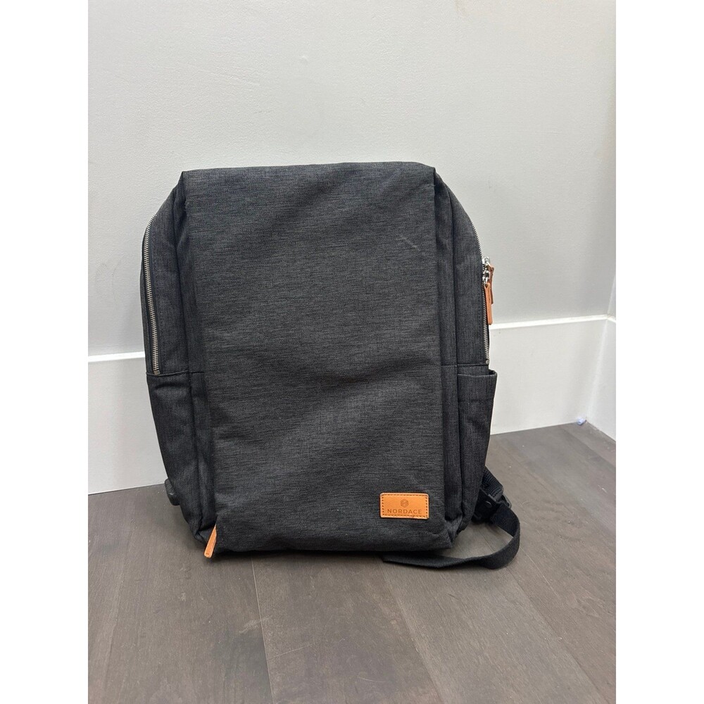 Nordace Siena Smart Backpack Charcoal Gray USB Charging Port Laptop